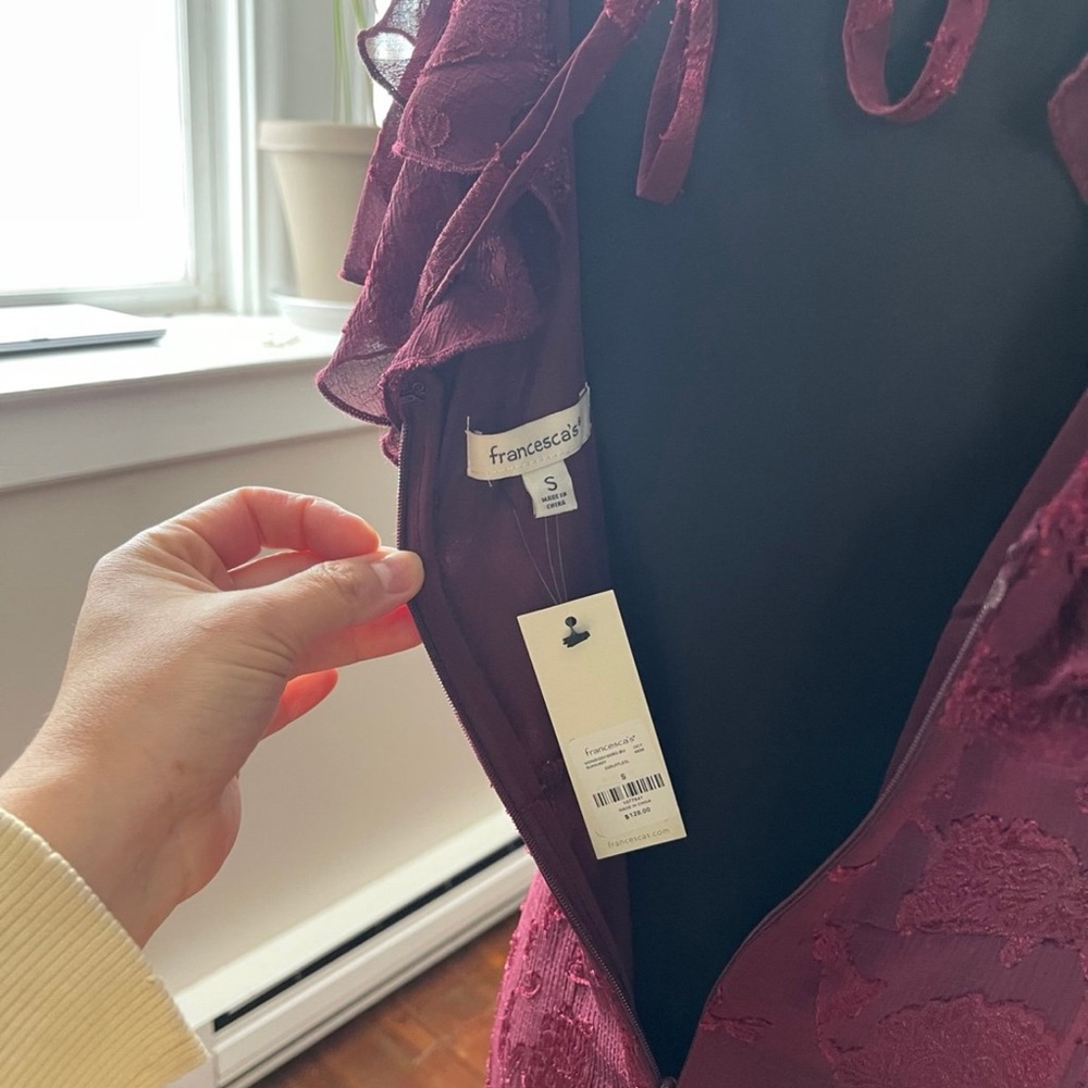 Francesca's Collections Ruffle Maxi Dress - Picture 8 of 14